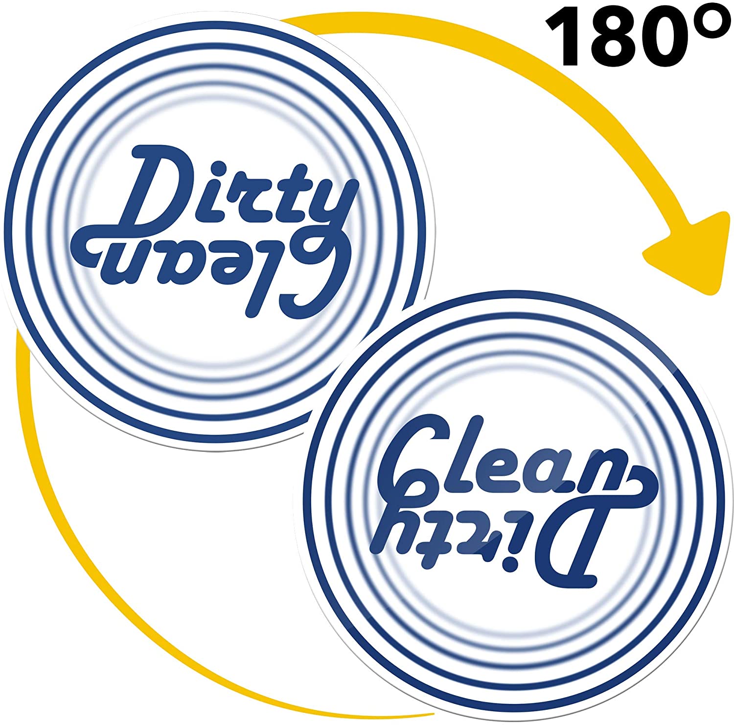 Dishwasher Magnet Clean Dirty Sign Indicator - Double Sided Flip - Kitchen Magnets - Magnet for Dishwasher