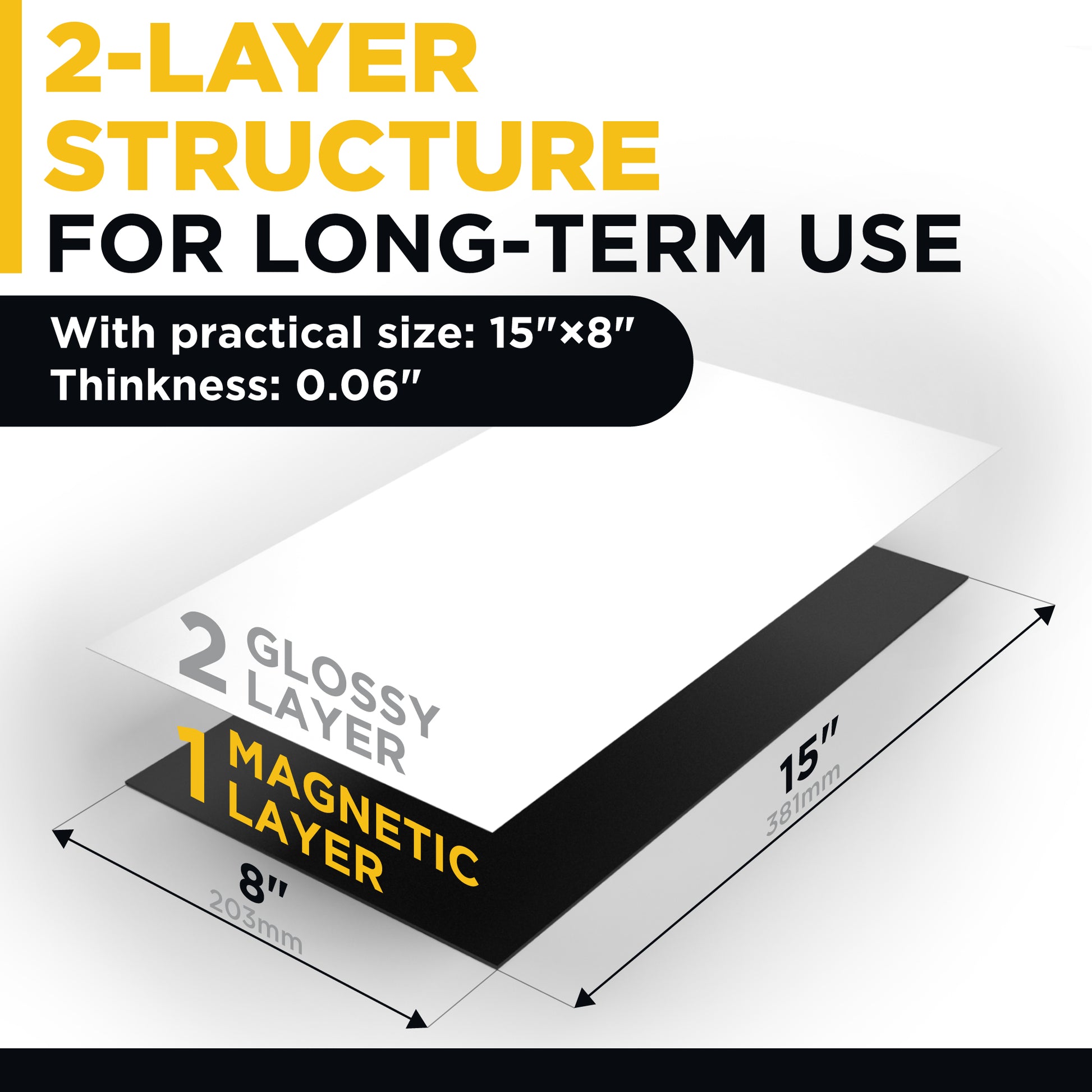 Magnetic Air Vent Cover 8 inch x 15 inch - AC Vent Cover - Flexible Magnet Vent Covers for Ceiling Floor Wall Vents