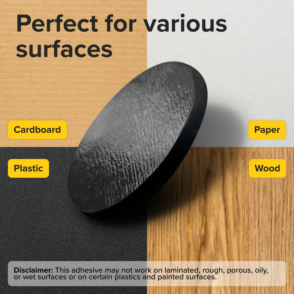 X-bet MAGNET Hyper-Sticky Magnets with Adhesive Backing - (0.8'' x 0.08'', 240 pcs) Strong Magnetic Dots for Whiteboard, Fridge, Crafts - Easy-to-Cut Stickers for Planning and Organization