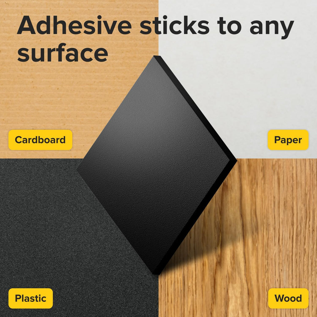 Hyper-Sticky Magnets with Adhesive Backing - 110pcs 0.8x0.08 Strong Magnetic Squares for Whiteboard Fridge - Easy-to-Cut Stickers for Planning and Organization - Teacher Must Have - Teacher Supplies