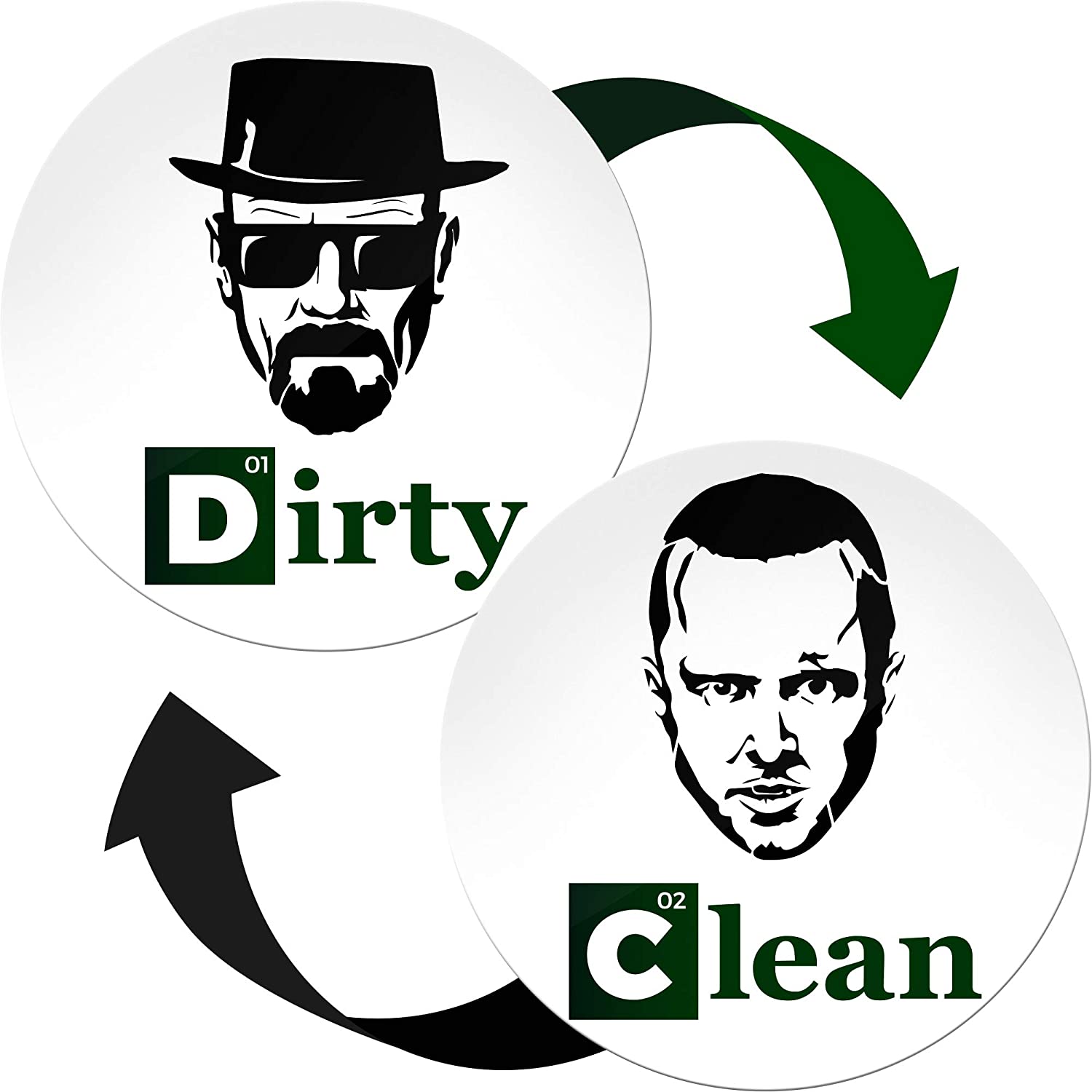 Clean/Dirty Dishwasher Magnet - Great Husband Birthday Gifts from Wife, Gifts for Dad and Mom from Son and Daughter