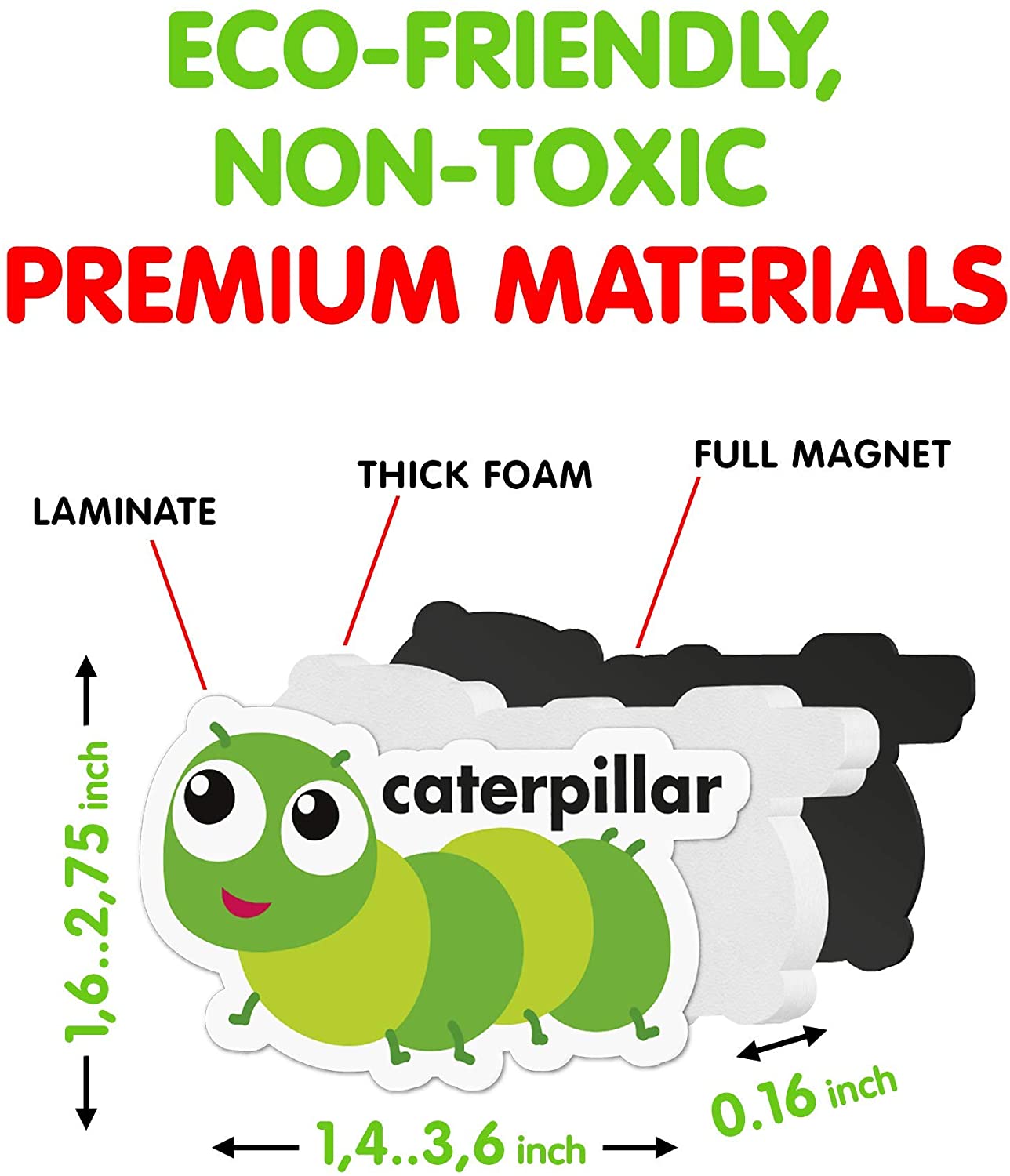 Foam Magnets for Toddlers - Refrigerator Magnets for Kid - Zoo, Farm and Animals Educational Toys - 26 PCs UK