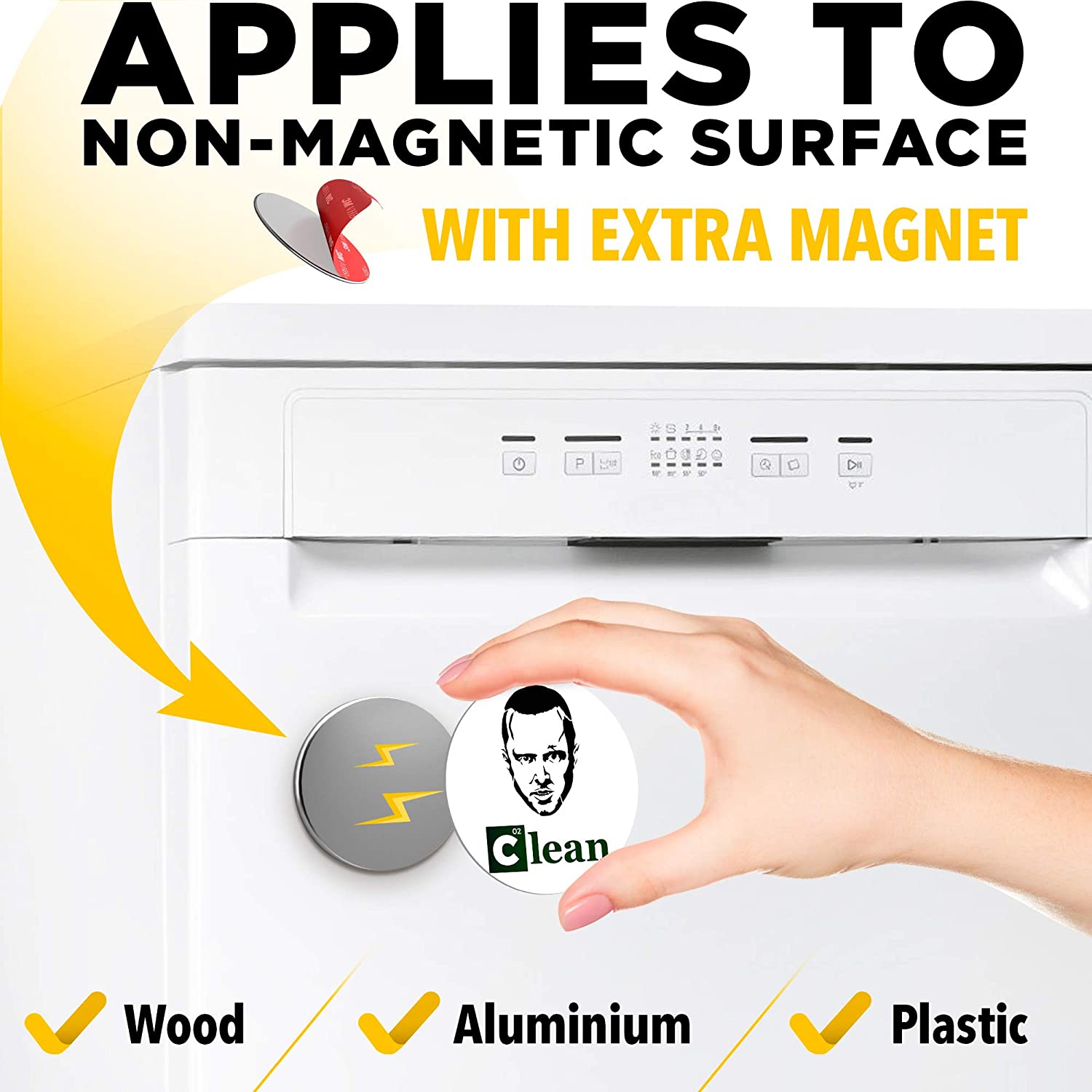 Clean/Dirty Dishwasher Magnet - Great Husband Birthday Gifts from Wife, Gifts for Dad and Mom from Son and Daughter