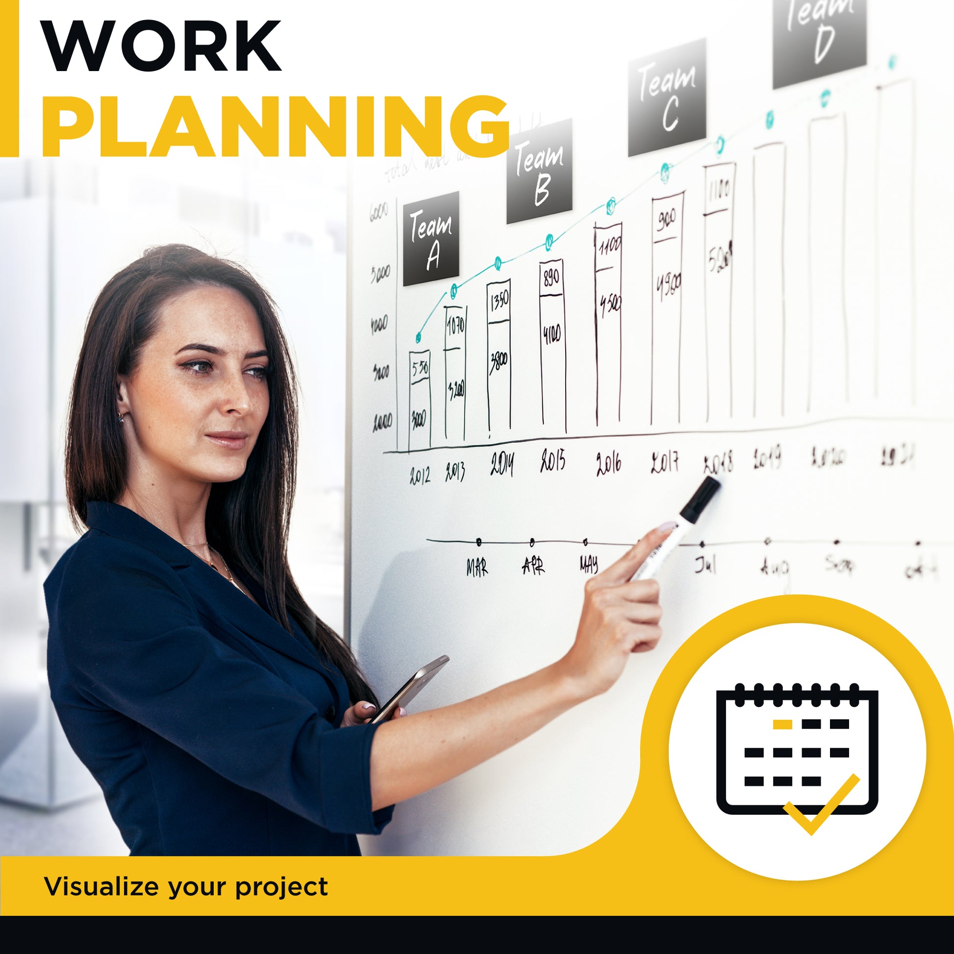 Black Dry Erase Magnetic Labels - Reusable Sticky Notes 10 PCs - Magnetic Notepads for Refrigerator - Dry Erase Magnetic Sheets - Blank Magnet Stickers to Write On