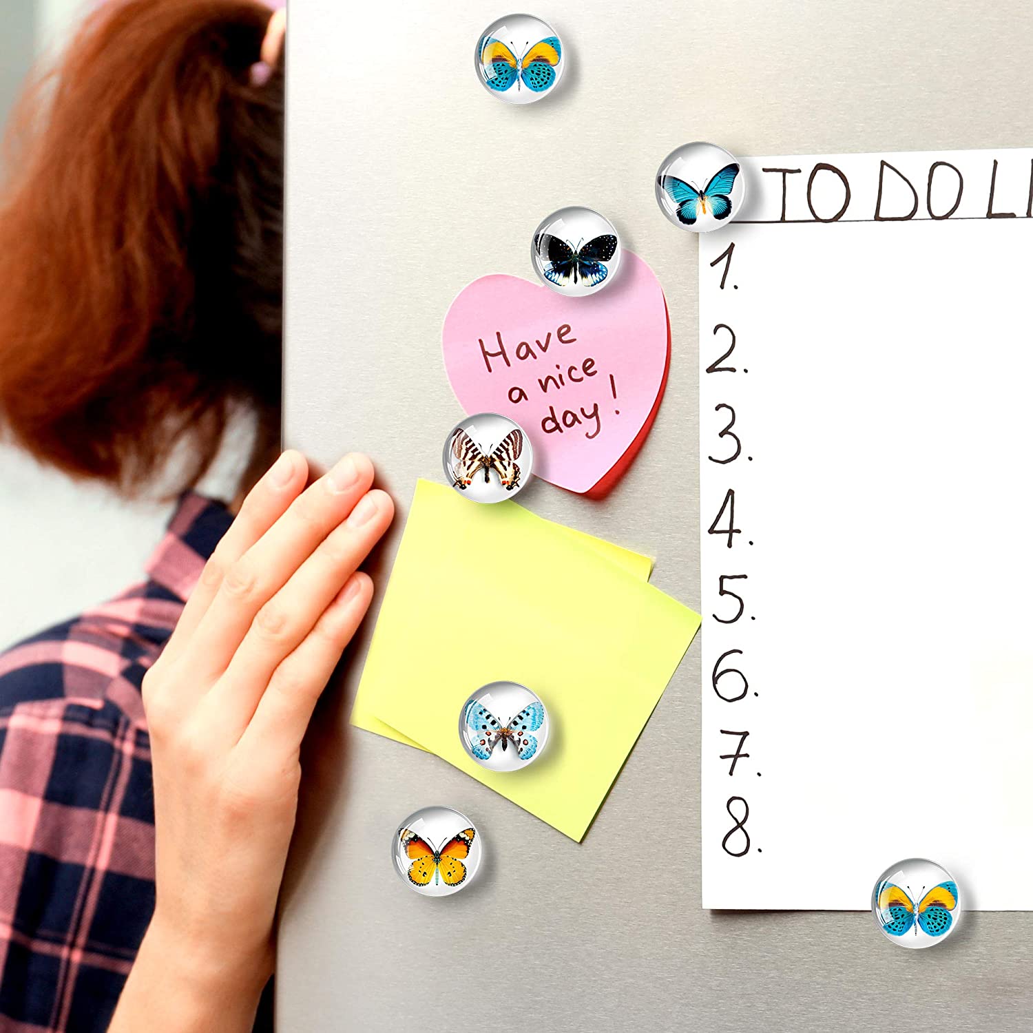 Butterfly Magnets - Fridge Magnets Cute - Funny Refrigerator Magnets - Decorative Magnets for Whiteboard - 12 PCs