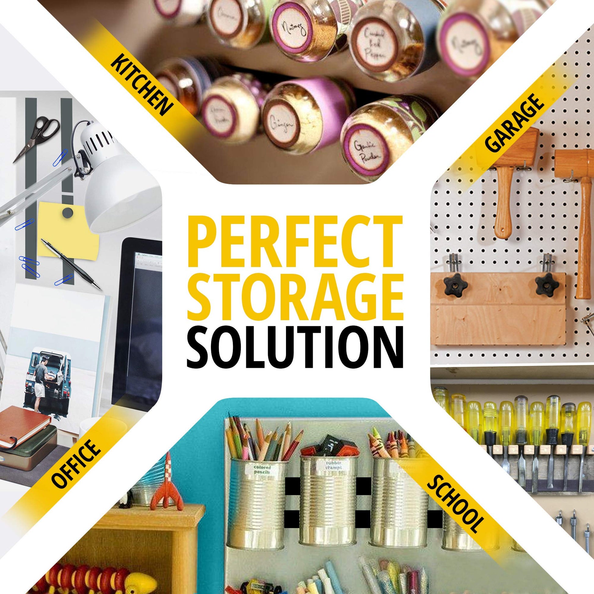 Adhesive Magnetic Strip for Knives Kitchen with Multipurpose Use as Knife Hol...AU