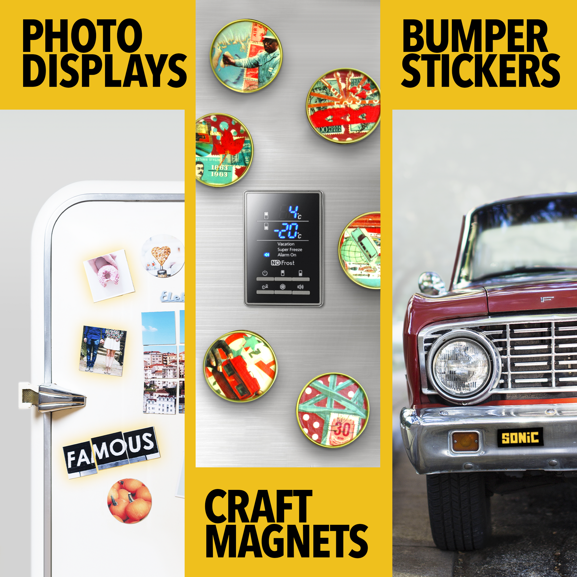 Flexible Magnetic Tape - Wide 1.5 Inch x 10 Feet Sticky Magnetic Strip - Adhesive Magnets for DIY, Craft and Education UK