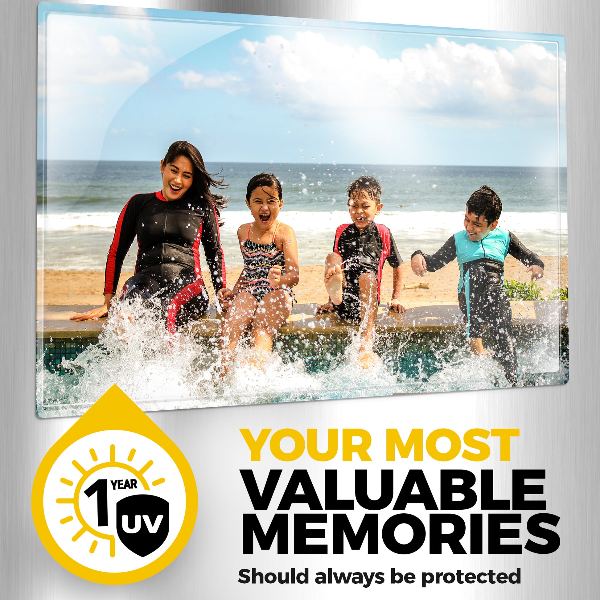 Magnetic Photo Frames for Refrigerator 3 PCs – Magnetic Picture Frames for Fridge 8.5" x 11" – Magnetic Photo Pockets